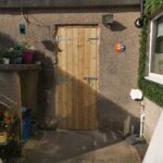 tongue and groove storage door