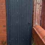 fully enclosed gate Blackpool - Before