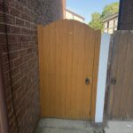 gate replacement Preston - before